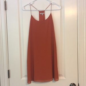 Naked Zebra - Burnt Orange Game Day Dress